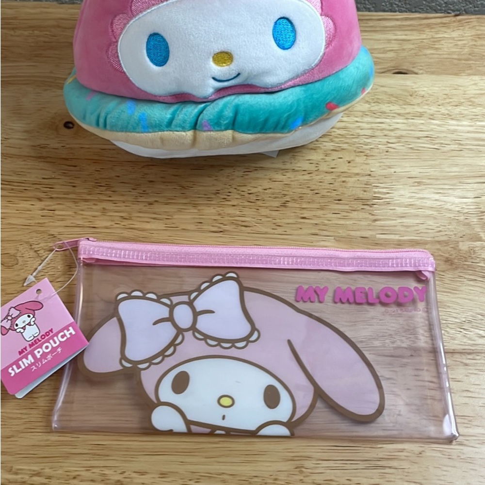 My Melody Squishmallows Plush and Slim Pouch - Picture 10 of 10